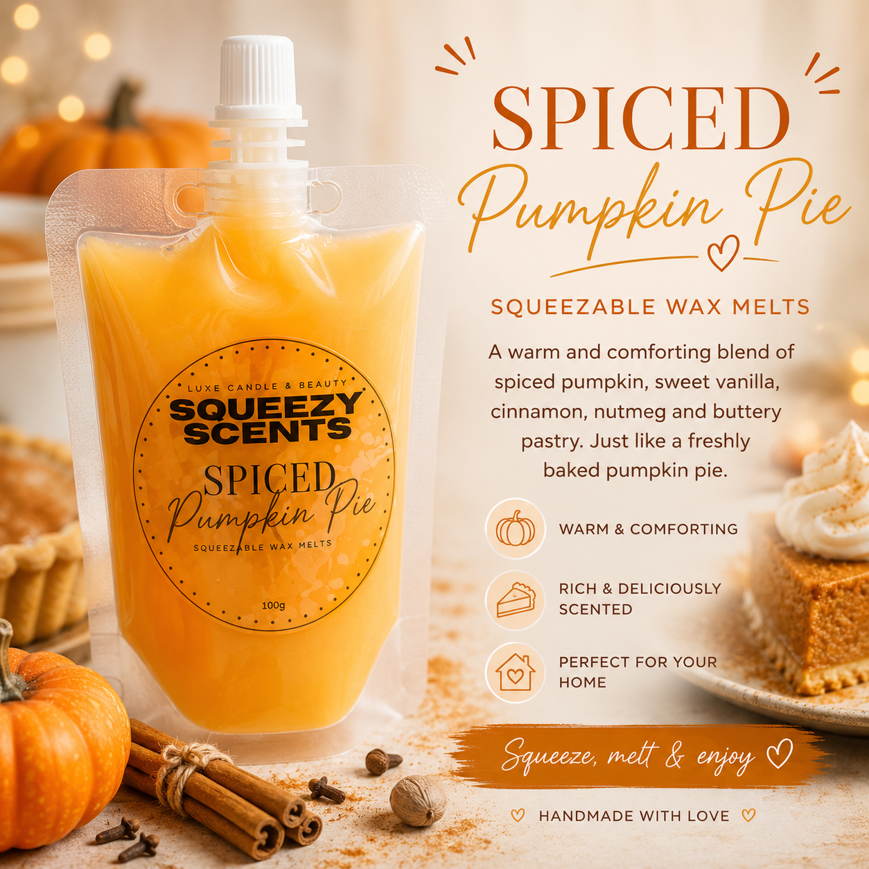 Spiced Pumpkin Pie Squeezy Scent