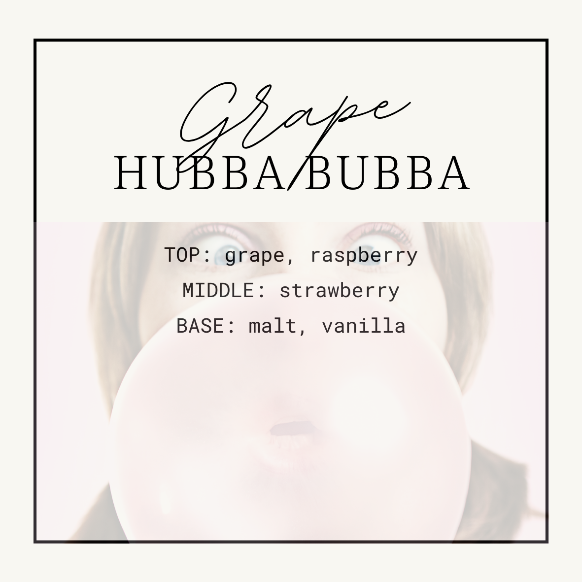 Grape Hubba Bubba Squeezy Scent
