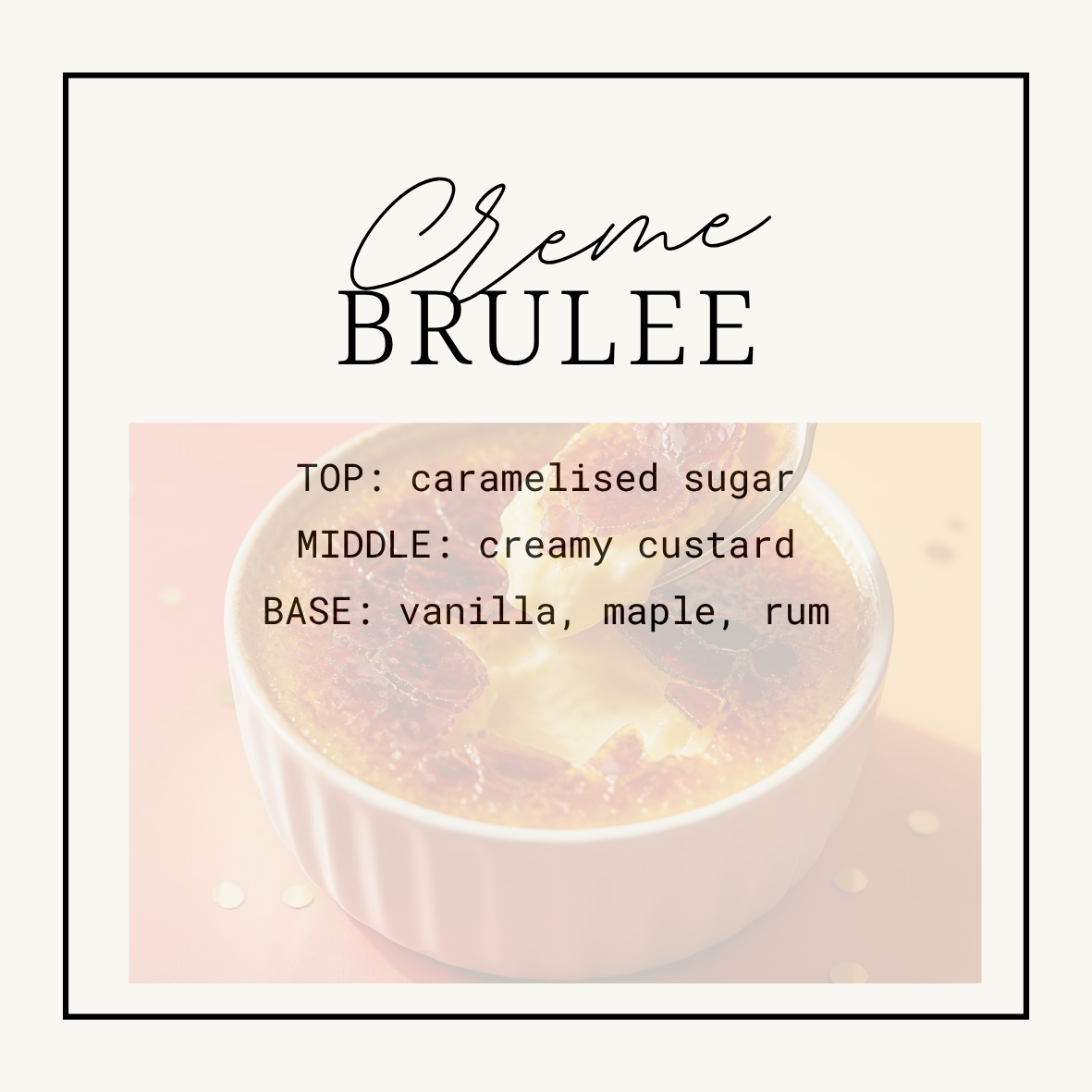 Creme Brulee Clamshells