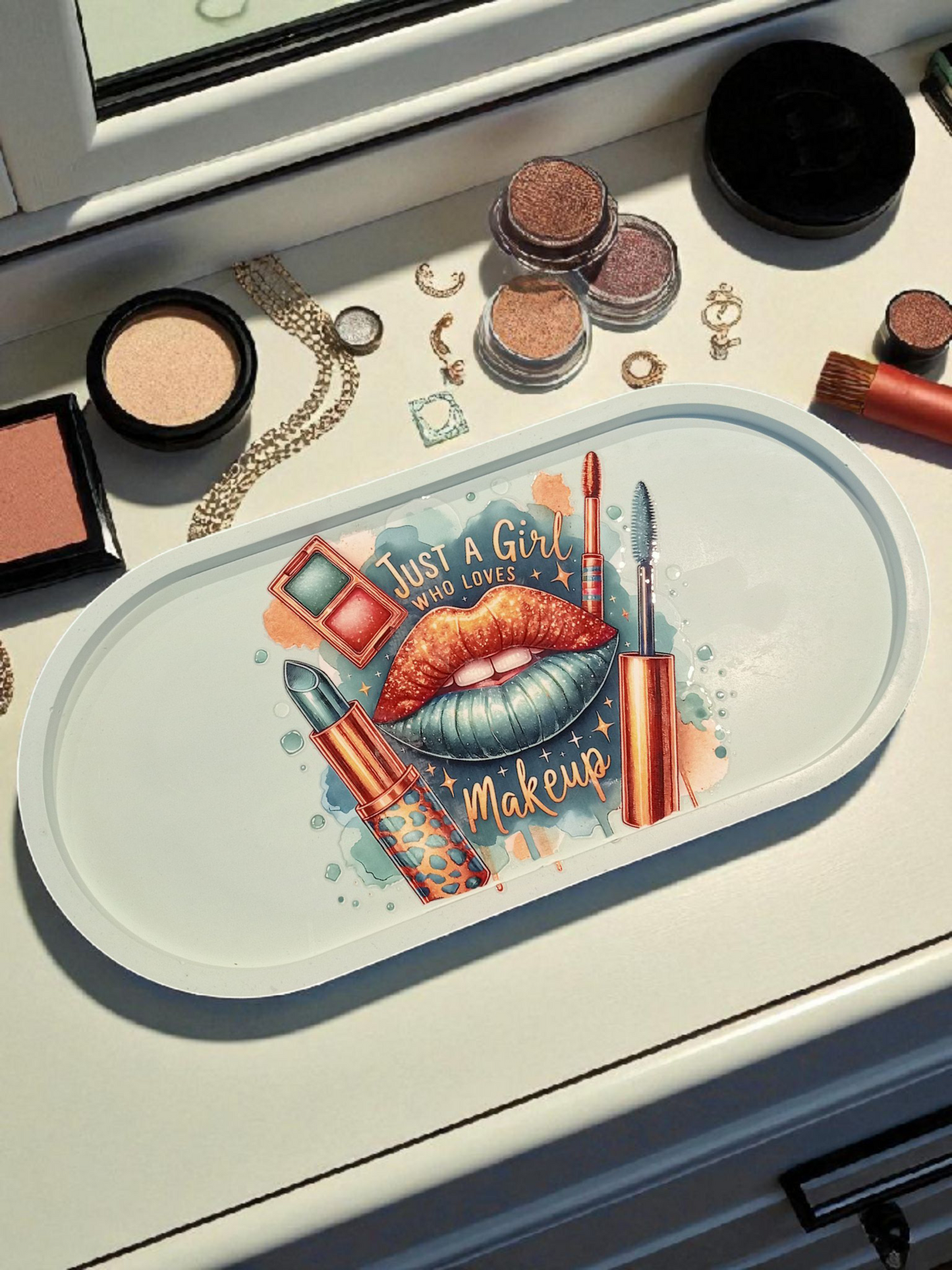 'Just a Girl Who Loves Makeup' #1 - Trinket Tray