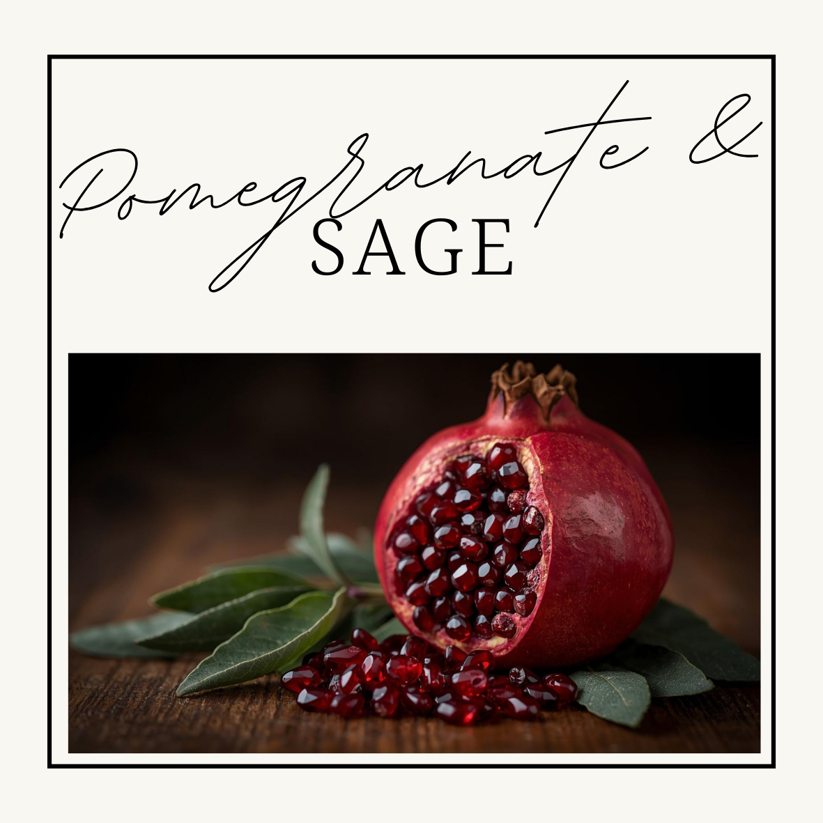 Pomegranate & sage wax melts