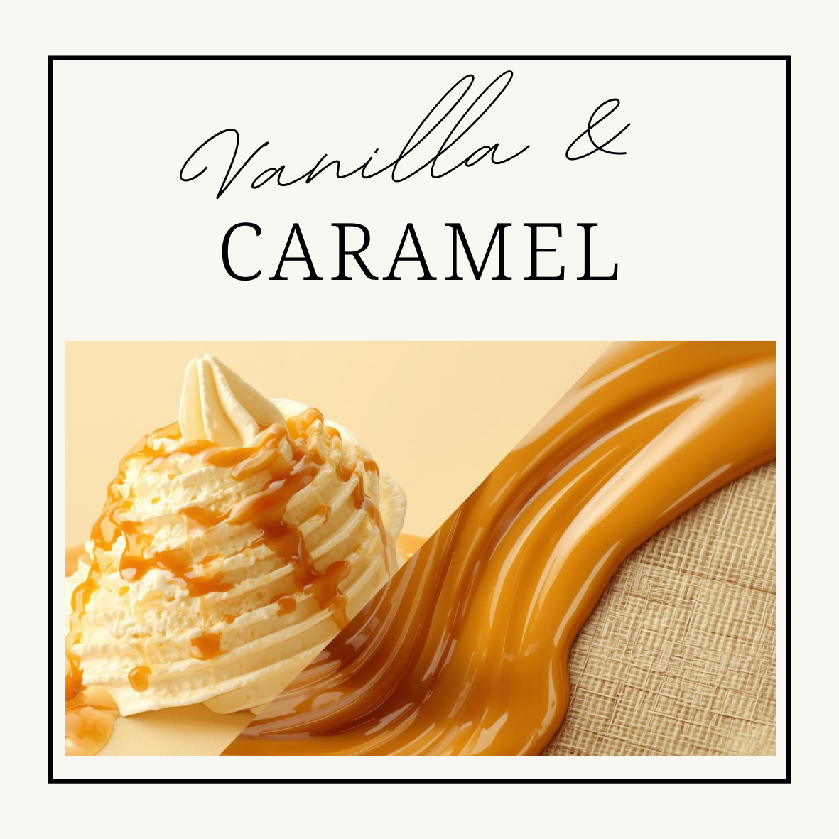 Vanilla & Caramel Wax Clamshells