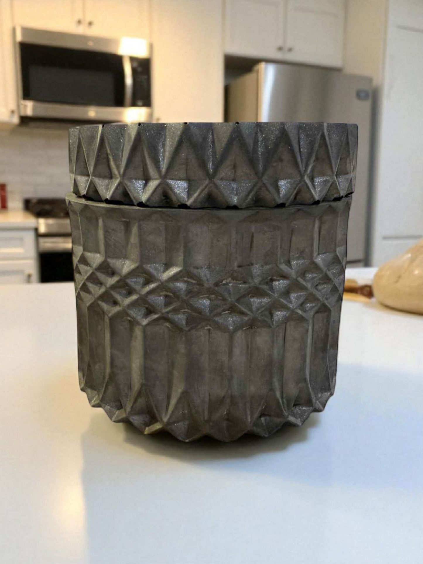 'Aztec' - Charcoal Shimmer