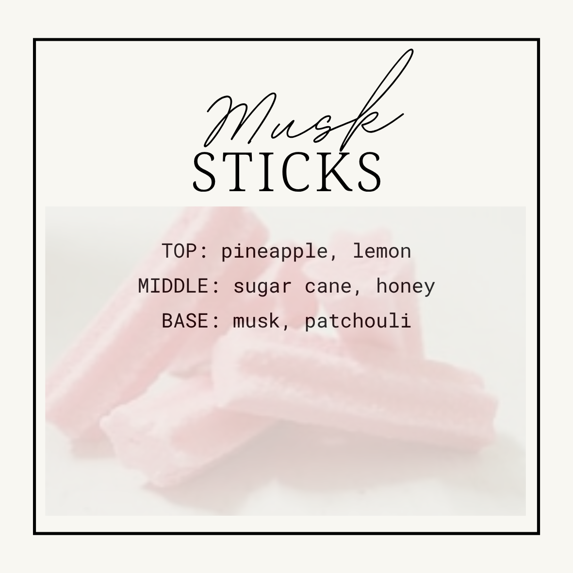 Musk Sticks Squeezy Scent