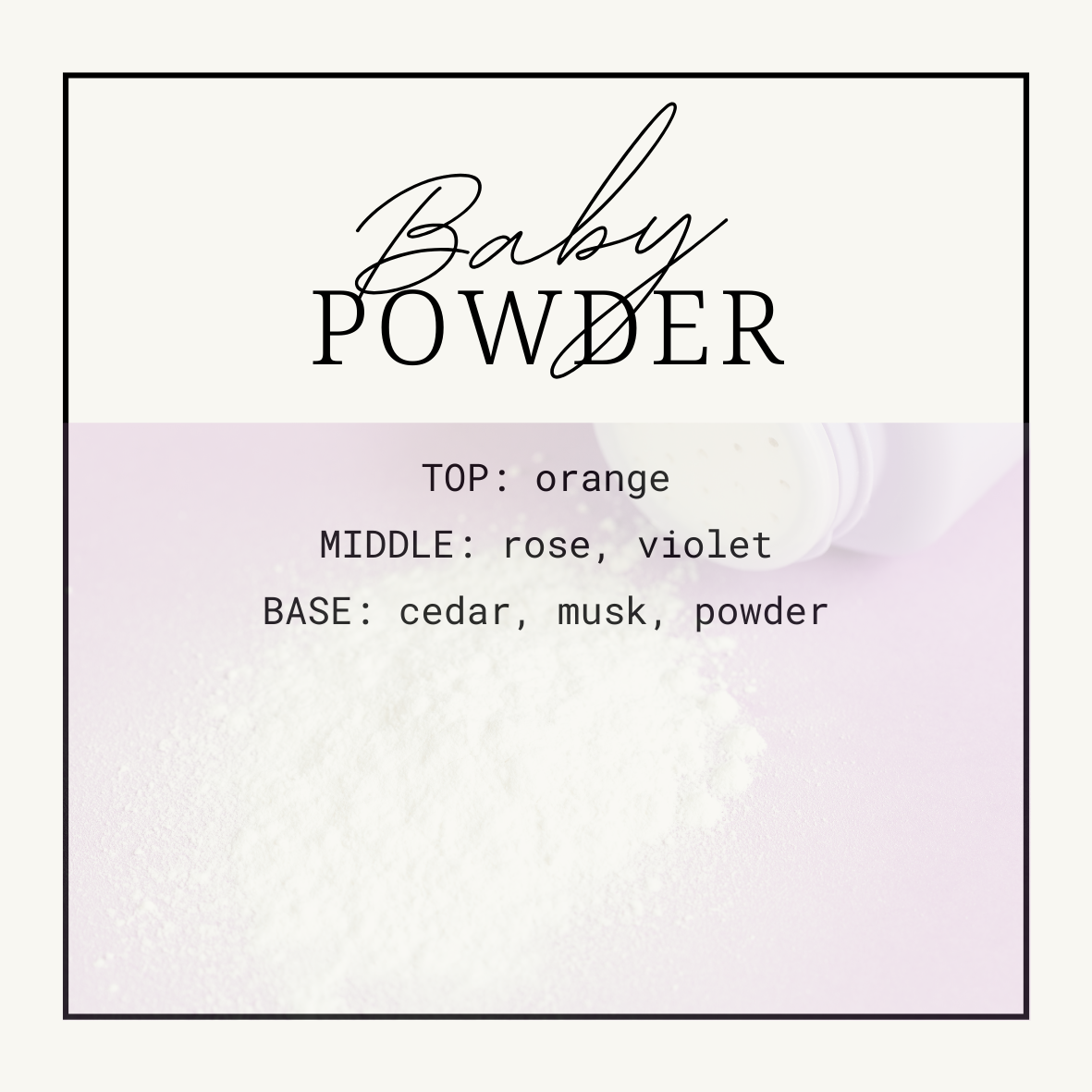 Baby Powder Squeezy Scent