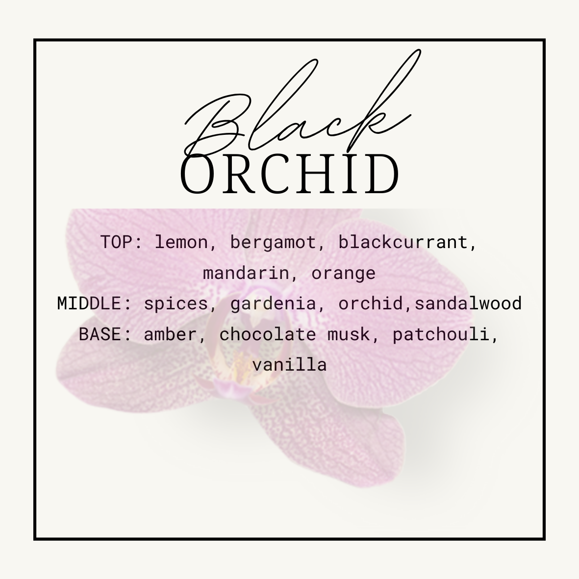 Black Orchid Squeezy Scent