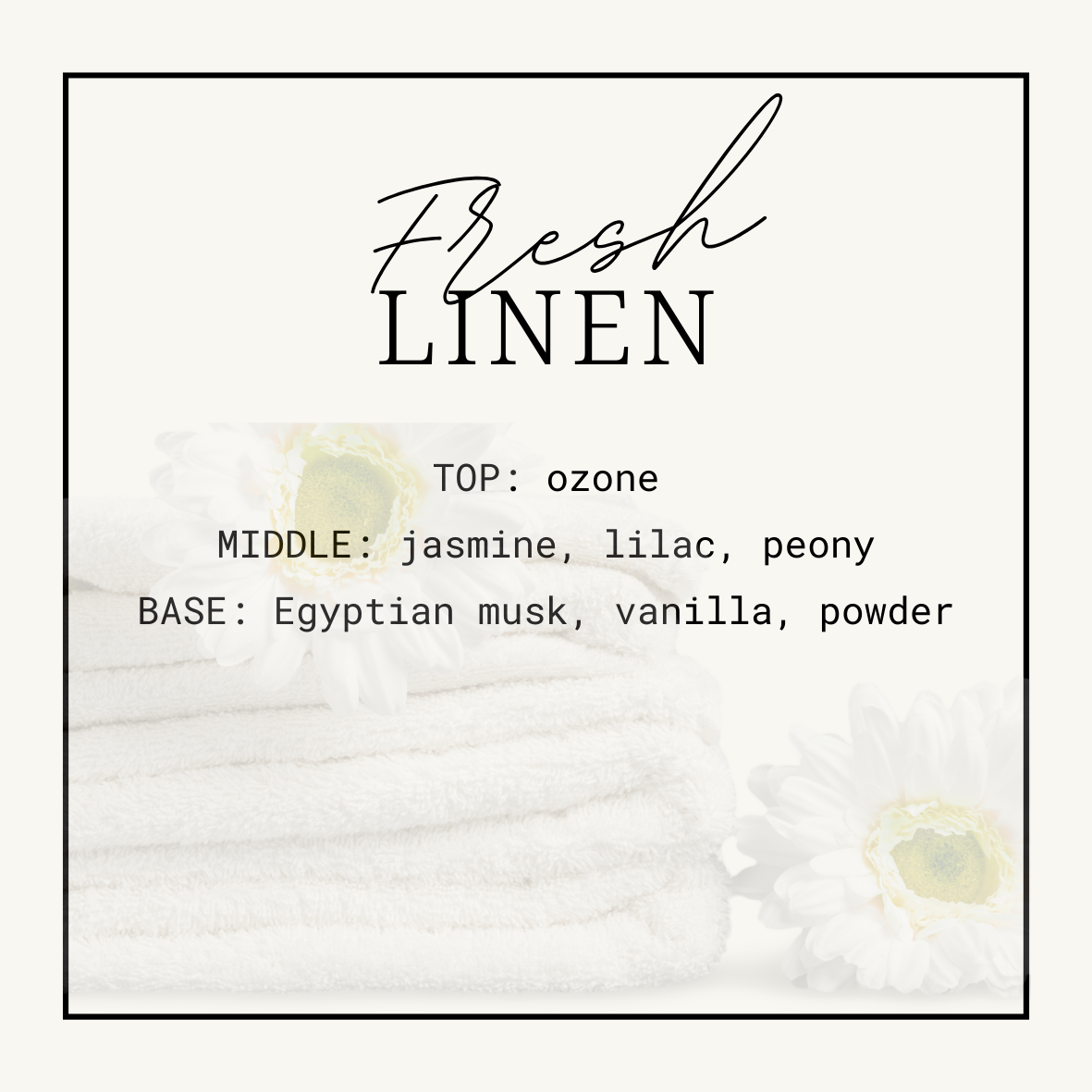 Fresh Linen Squeezy Scent