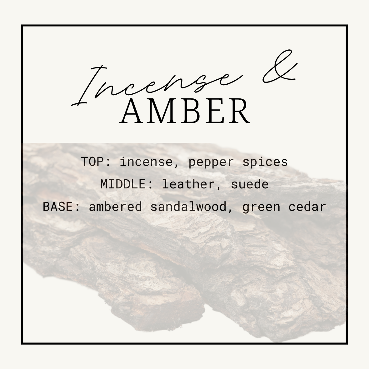Incense & Amber Squeezy Scent