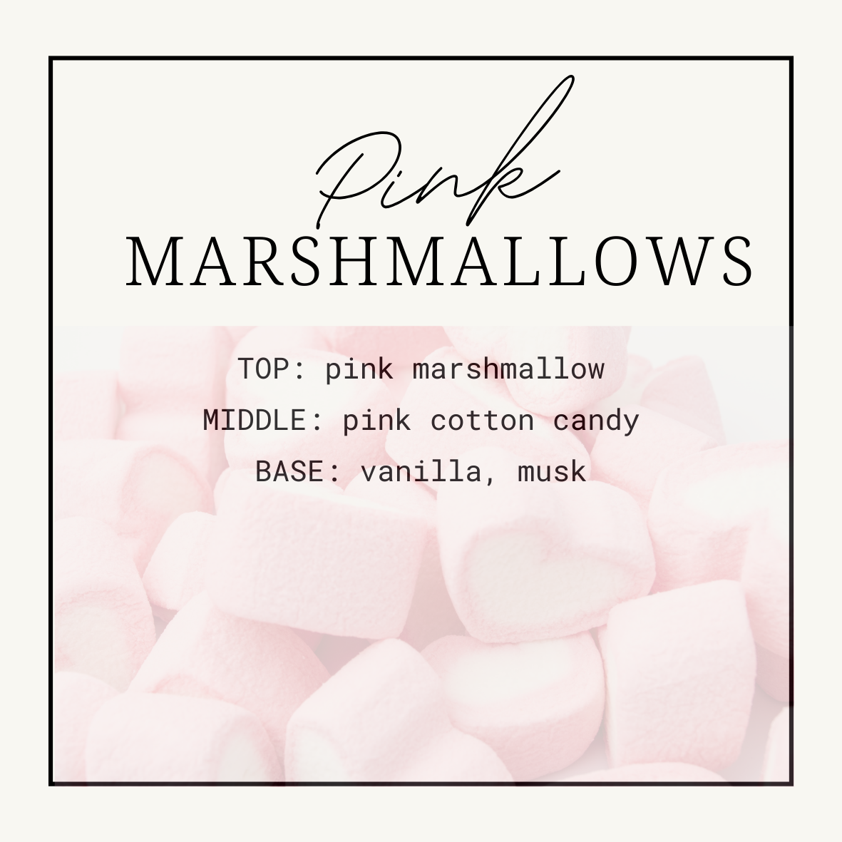 Pink Marshmallows Squeezy Scent