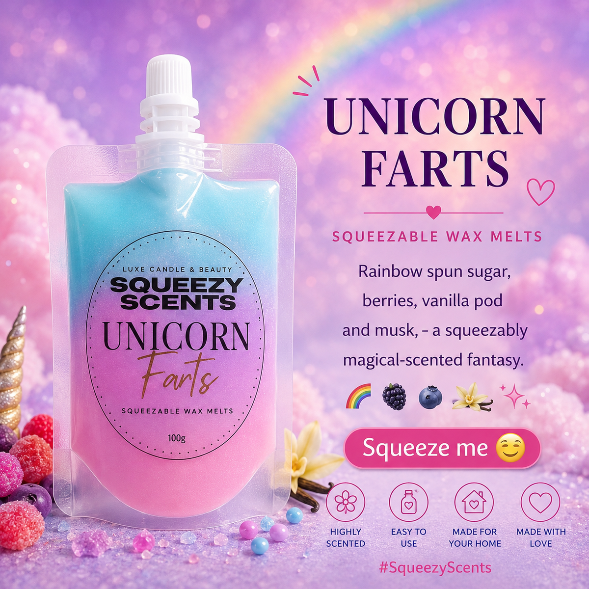 Squeezy Scents - Unicorn Farts