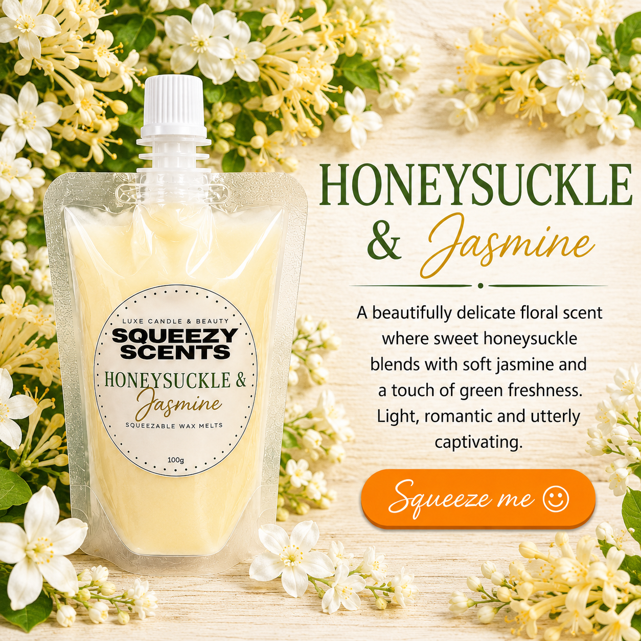 Honeysuckle & Jasmine Squeezy Scent
