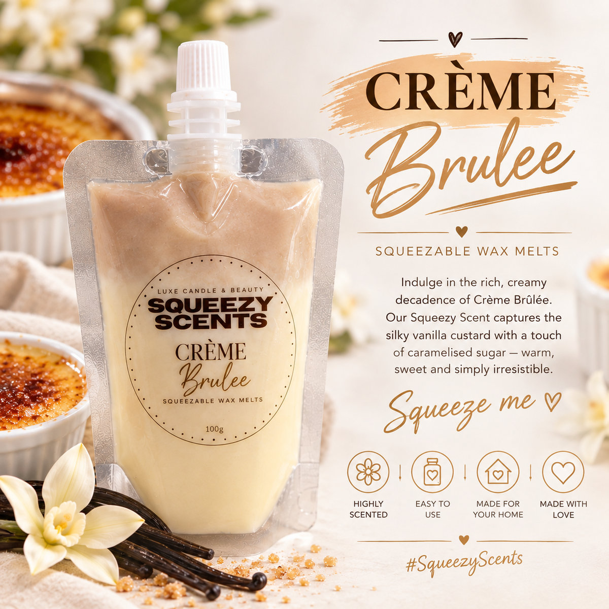 Creme Brulee Squeezy Scent