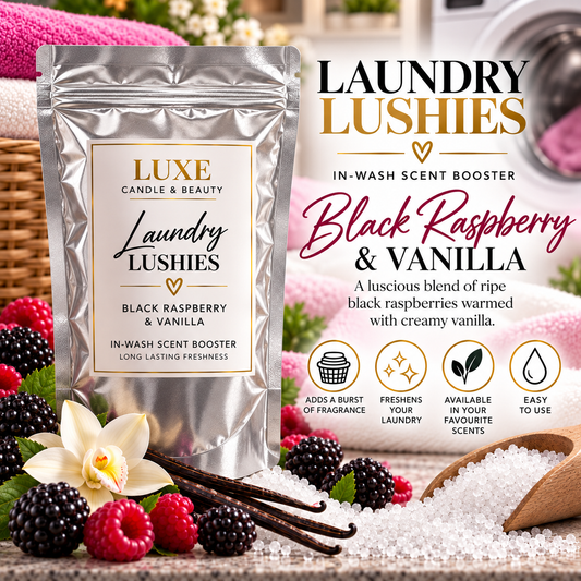 Black Raspberry & Vanilla Laundry Lushies in-wash laundry scent booster