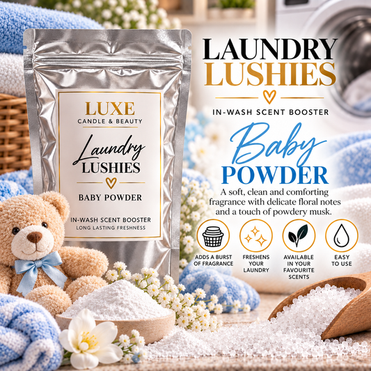 Baby Powder Laundry Lushies in-wash laundry scent booster