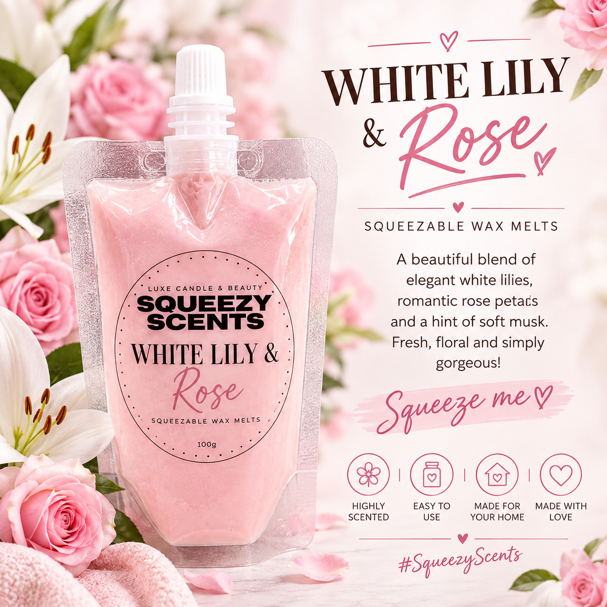 White Lily & Rose