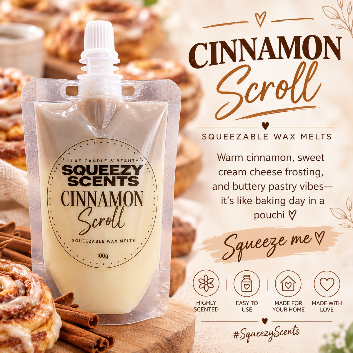 Cinnamon Scroll Squeezy Scent