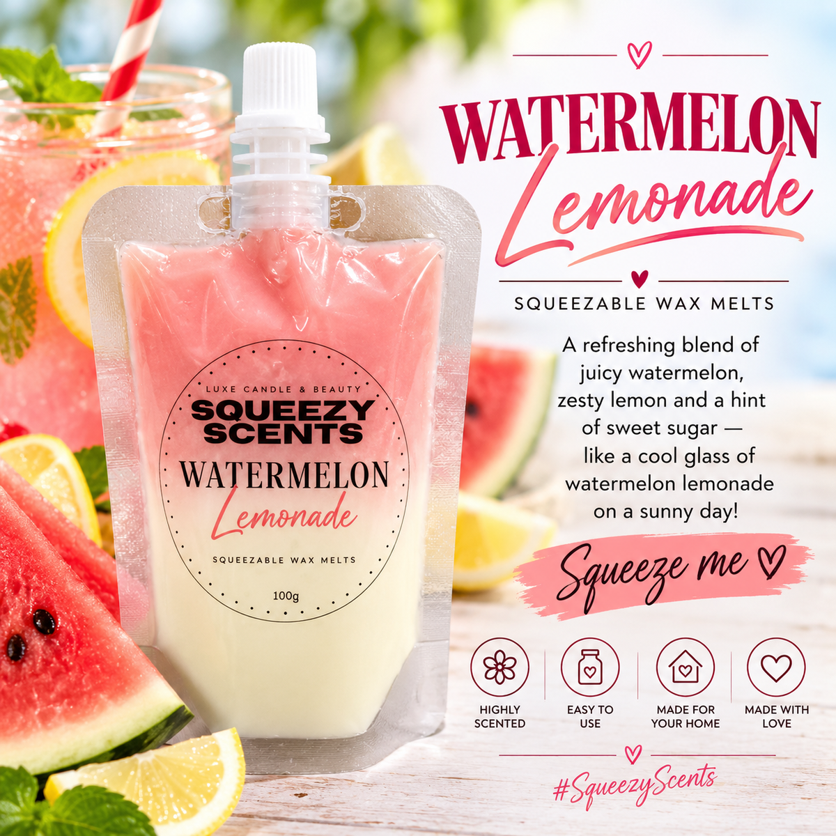 Watermelon Lemonade Squeezy Scent