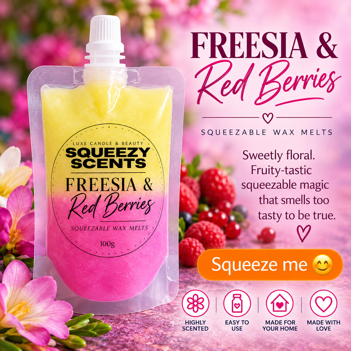 Freesia & Red Berries Squeezy Scent