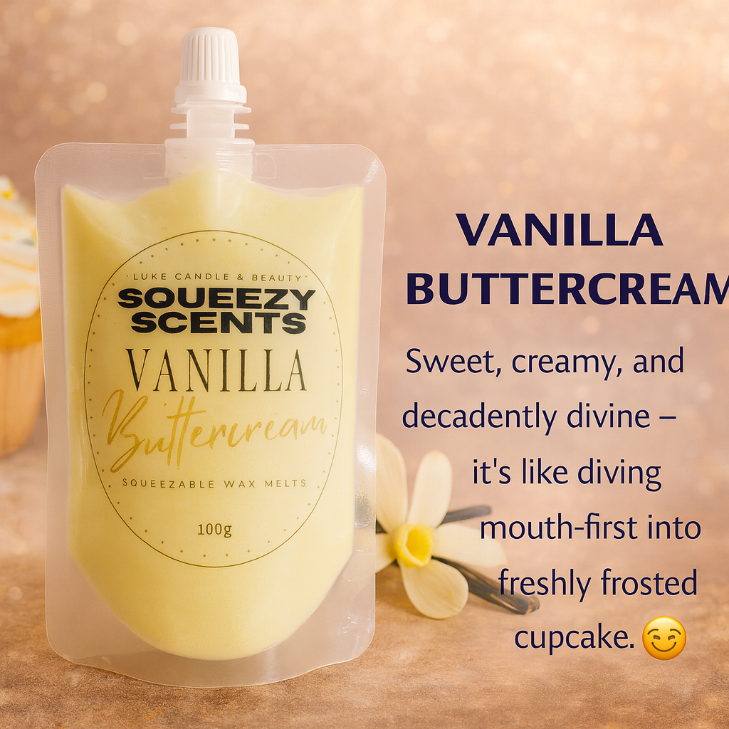 Vanilla Buttercream Squeezy Scents 100g pouch