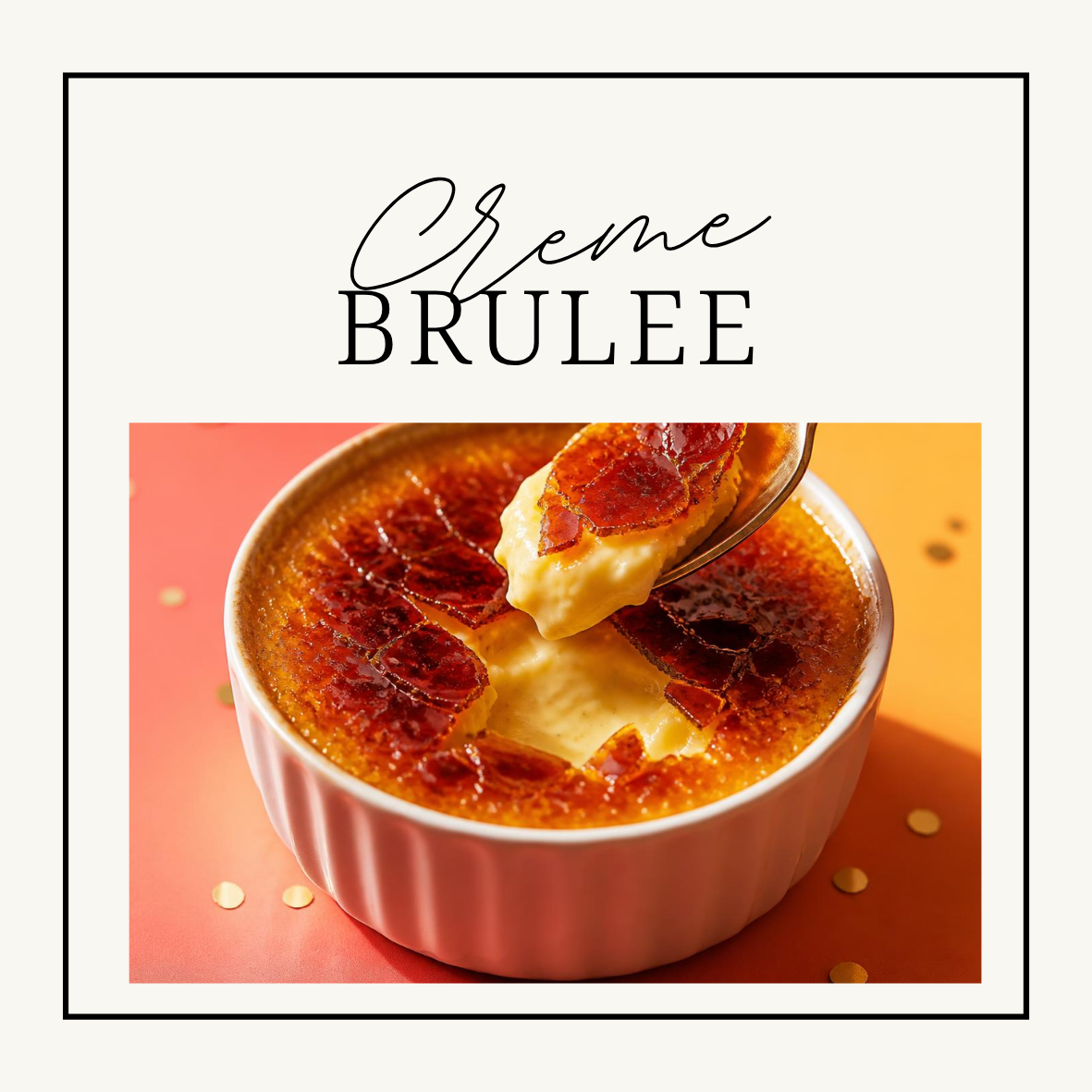 Creme Brulee Clamshell