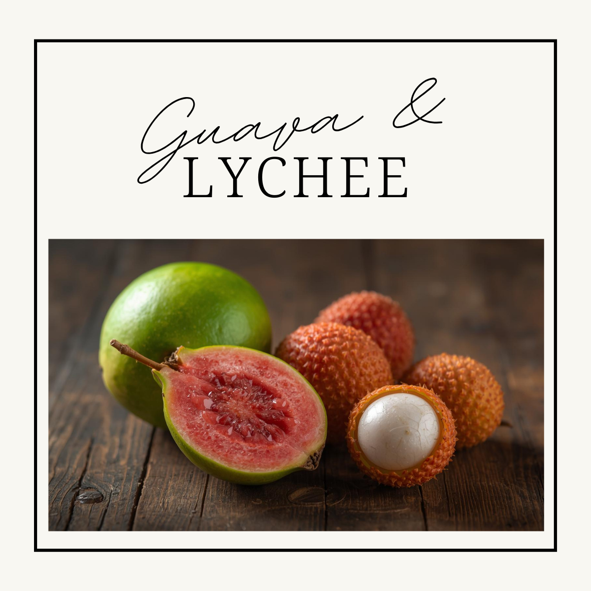 Guava & Lychee wax melts