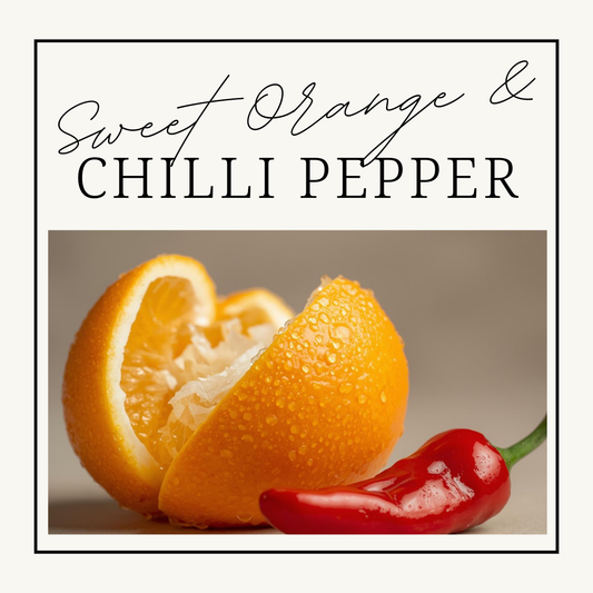 Sweet Orange & Chilli Pepper Wax Clamshells