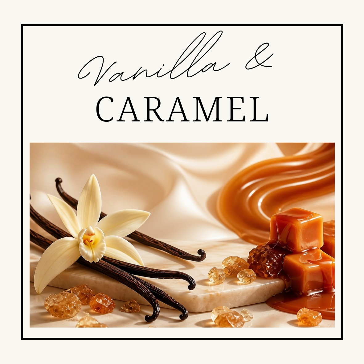 Vanilla & Caramel Wax Clamshells